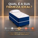 Ver imagem 6 de Colchão Solteiro Molas Ensacadas Ibiza + Base 88x188x61 Bom Pastor Azul