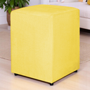 Ver imagem 1 de Puff Quadrado Tecido Suede Premium Amarelo - Fri Varejo