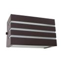 Ver imagem 3 de Arandela Frisada pequena para lâmpada g9 marrom interno / externo st548