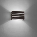 Ver imagem 5 de Arandela Frisada pequena para lâmpada g9 marrom interno / externo st548