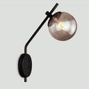 Ver imagem 6 de Arandela de Parede com Globo Jotta Preta - Vidro Âmbar