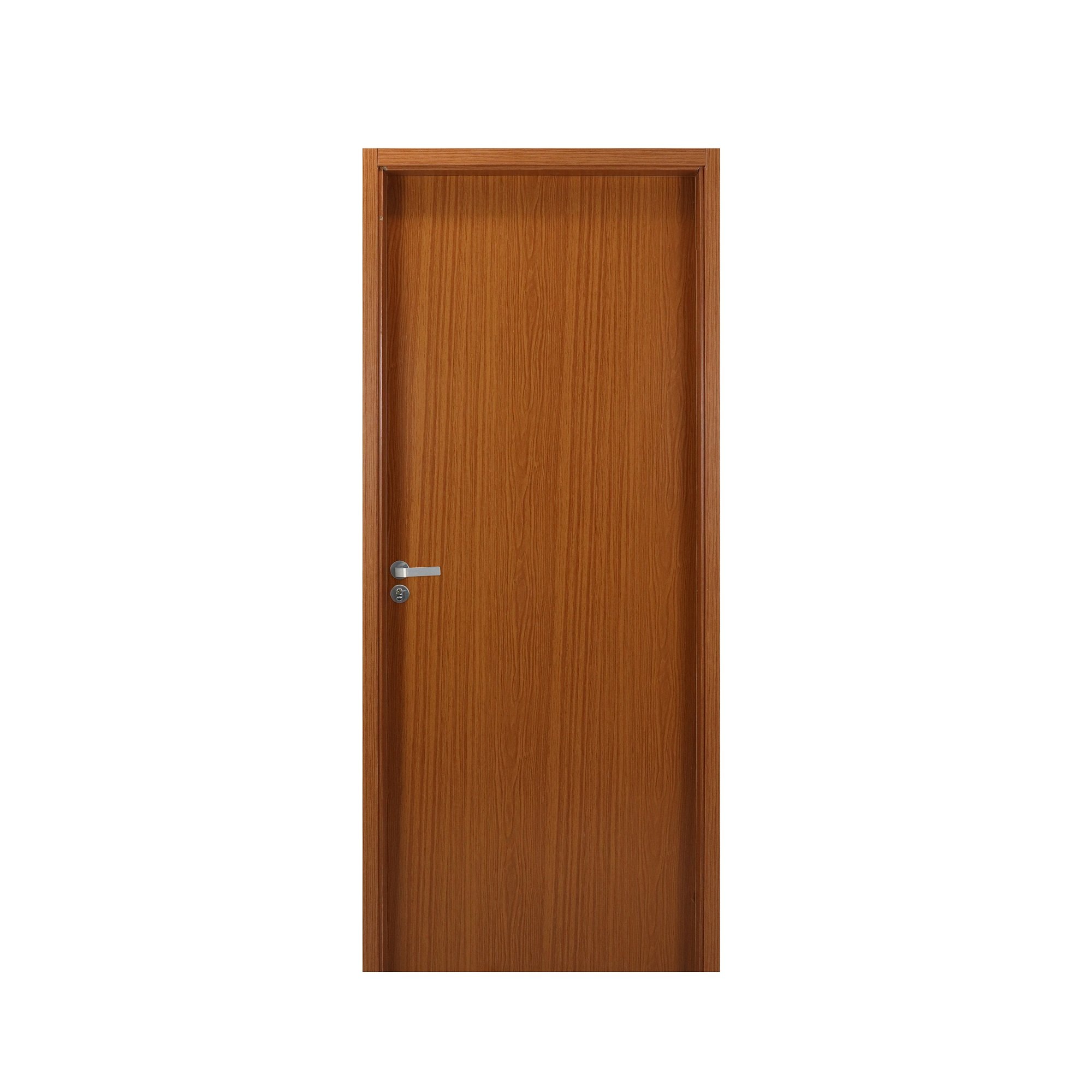 Kit Porta de Madeira Lisa 215x74cm com Batente de MDF Ultra 16cm Melamínico MGM - 1