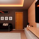 Ver imagem 5 de Kit Porta de Madeira Lisa 215x84cm com Batente de Mdf Ultra 12cm Melamínico Mgm Abertura Esquerda