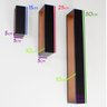 1 Arandela Led Efeito Decorativa Parede Teto 10w 50cm Preta 110V St164 - 6