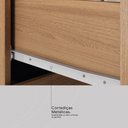 Ver imagem 4 de Kit Cozinha 6 Portas 2 Gavetas Select com Nicho P/ Forno - Amêndola Touch/ Branco Demóbile