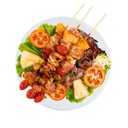 Ver imagem 2 de Kit Jogo 12 Pratos Branco de Melamina 25cm Buffet Hotel Raso