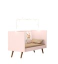 Ver imagem 4 de Quarto de Bebe com Colchão Q Encanto Retrô Rosa Qmovi