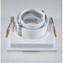 Ver imagem 4 de Kit 6x Spot Embutir Quadrado Recuado Orientável para Lâmpada Mini Dicroica Mr11 Gu10 St47011