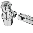 Ver imagem 6 de Sifão Sanfonado Com Copo 49cm Cromado | Astra