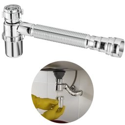 Sifão Sanfonado Com Copo 49cm Cromado | Astra - 2