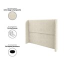 Ver imagem 2 de Cabeceira Estofada Ideal para Cama de Casal 160cm - Bege