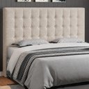 Ver imagem 1 de Cabeceira para Cama Box Queen 160cm Libia Linho Bege - Sallar Home