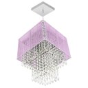 Ver imagem 2 de Pendente Marrycrillic Clearfio Rosa com Cristal + Deslocador