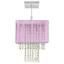 Ver imagem 4 de Pendente Marrycrillic Clearfio Rosa com Cristal + Deslocador