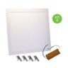 Plafon Led Embutir Slim 48w 62x62 Branco Frio Bivolt Kit 8 - 1