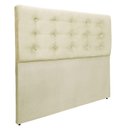 Ver imagem 1 de Cabeceira de Cama Estofada Botonê Viena Essencial Suede Rbl:casal Tradicional/bege
