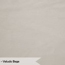 Ver imagem 6 de Cadeira de Jantar Pétala Estofada Pés Palito Veludo Bege - Montanaris Decor