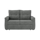Ver imagem 4 de Sofá Cama 2 Lugares Casal 1,60 Mts Chenile Tiffany Matrix Cor:linho Grosso Cinza Escuro
