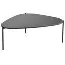 Ver imagem 4 de Kit 02 Mesas de Centro e 01 Mesa Lateral Pés Metálicos Adek A03 Nero Preto - Lyam Decor