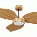 Ver imagem 2 de Ventilador de Teto Natuvent Flower LED 3 Pás Madeira Freijó