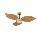 Ver imagem 1 de Ventilador de Teto Natuvent Flower LED 3 Pás Madeira Freijó
