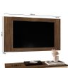 Painel para Tv Suspenso Extensivo Texas Teka - Incorplac - 4