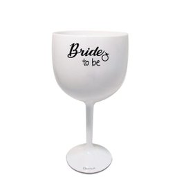 4 Taças Gin Acrilico 550ml Branca e Transparente Despedida de Solteira - 2