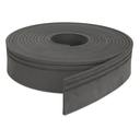 Ver imagem 1 de Rodapé Roda Meio Flexível Autocolante 7cm - 5 Metros Eva Cinza