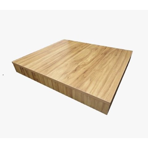 Tampa Proteção Fogão Cooktop 1 Boca Mdf Madeirado 31x51x6,5