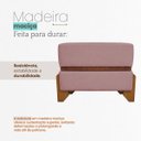 Ver mais imagens de Puff Recamier Kodama 50 Cm para Sala Quarto Pé de Cama Hall de Entrada Bouclé Premium Luxo