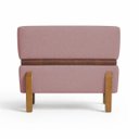 Ver imagem 2 de Puff Recamier Kodama 50 Cm para Sala Quarto Pé de Cama Hall de Entrada Bouclé Premium Luxo