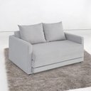 Ver imagem 2 de Sofa Cama Casal 147cm Trento Bege Estofama