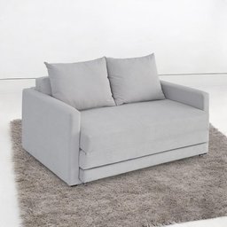 Sofa Cama Casal 147cm Trento Bege Estofama - 2