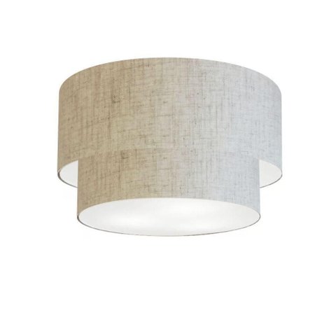 Plafon para Banheiro Cilíndrico Sb-3045 Cúpula Cor Rústico Bege