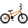 Bicicleta Bmx Aro 20 Stx V-brake Infantil Laranja e Verde - 2