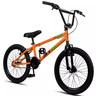 Bicicleta Bmx Aro 20 Stx V-brake Infantil Laranja e Verde - 1
