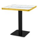Ver imagem 2 de Conjunto Mesa de Jantar Quadrada Venezia 70x70cm Branca com 4 Cadeiras Roma - All Black