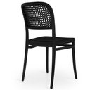 Ver imagem 7 de Conjunto Mesa de Jantar Quadrada Venezia 70x70cm Branca com 4 Cadeiras Roma - All Black