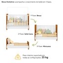 Ver mais imagens de Berço Crescer 3 em 1 100% em MDF Cinamomo Branco