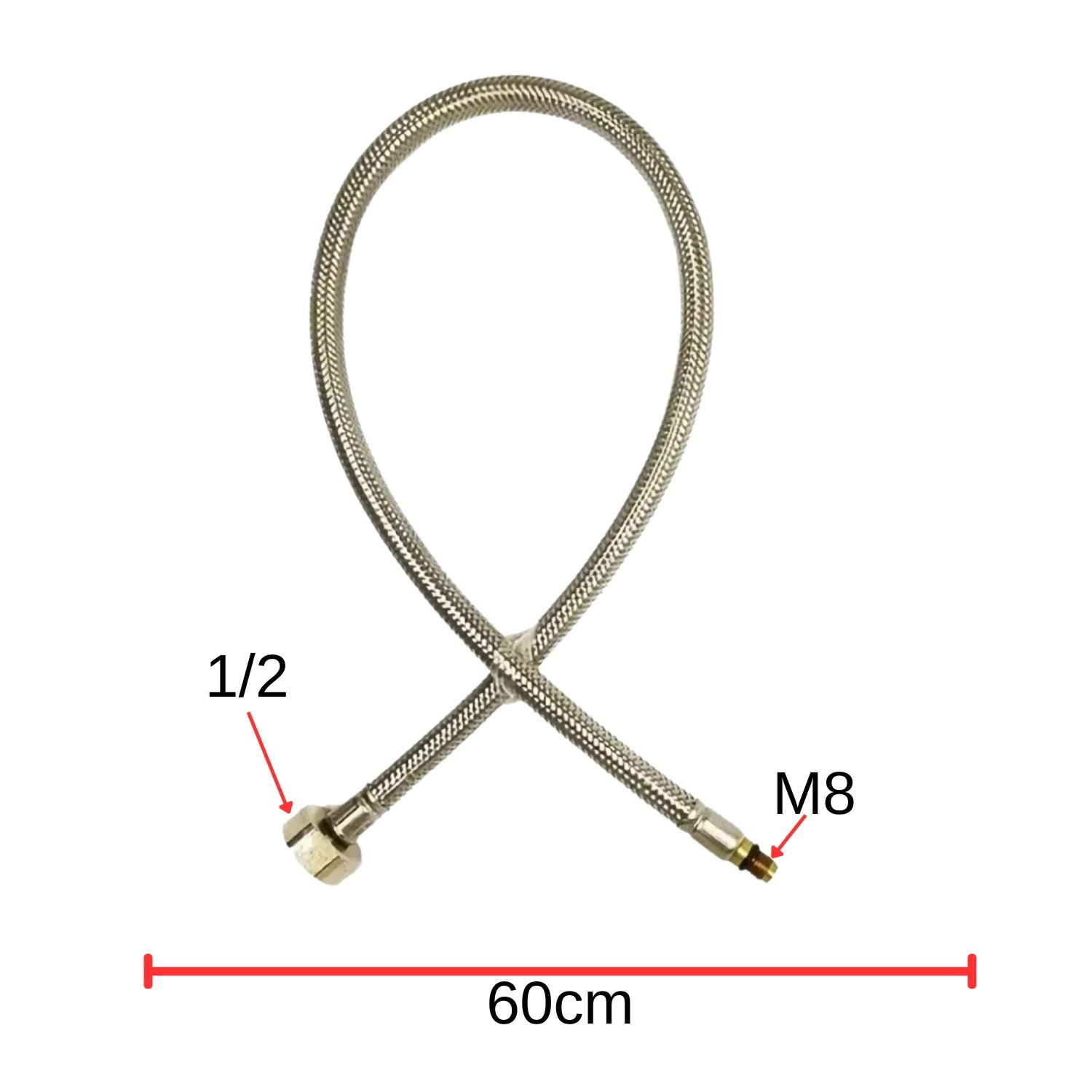 Flexível Inox Deca Monocomando 2885 Unic Drop Link Cascata 60cm - 4260008 - 5