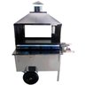 Carrinho de Lanche inox com Caixa Térmica, Baú de Mantimentos, Vitrine e Vidro Temp. cod 66714 - - 1