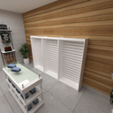 Ver imagem 3 de Estante Para Prateleira Painel Canaletado 100% MDF Modelo Light 90x180x32 cm Comac