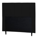 Ver imagem 1 de Cabeceira Cama Box Casal King Donna 193cm Suede Preto - Abmaza