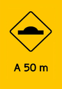 Ver imagem 1 de Placa Lombada a 50 Metros A-18 Resolução Contran Nº 180 180/2005