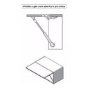 Ver imagem 7 de Kit 02 Armários Aéreo Multiuso Geladeira Lux 70cm 100% Mdf 01 Porta Basculante - Cor Preto