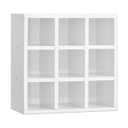 Ver imagem 2 de Kit 02 Nicho Porta Toalhas 9 Lugares Organizador 40x40 cm - AJL Móveis