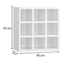 Ver imagem 5 de Kit 02 Nicho Porta Toalhas 9 Lugares Organizador 40x40 cm - AJL Móveis