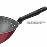 Frigideira Funda Panela Wok Tramontina Vermelha 3.6 Yakisoba - 4