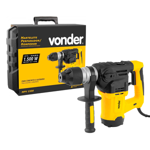 Martelete Perfurador Rompedor Elétrico 110V Vonder Demolir Quebrar Concreto Alvenaria Ferramenta Con