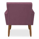 Ver imagem 4 de Poltrona Decorativa Nina Pés Palito Veludo Lilas Chamby Móveis